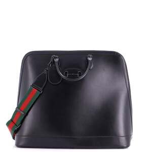 Gucci Horsebit Web Duffle Bag Leather #244390G18B